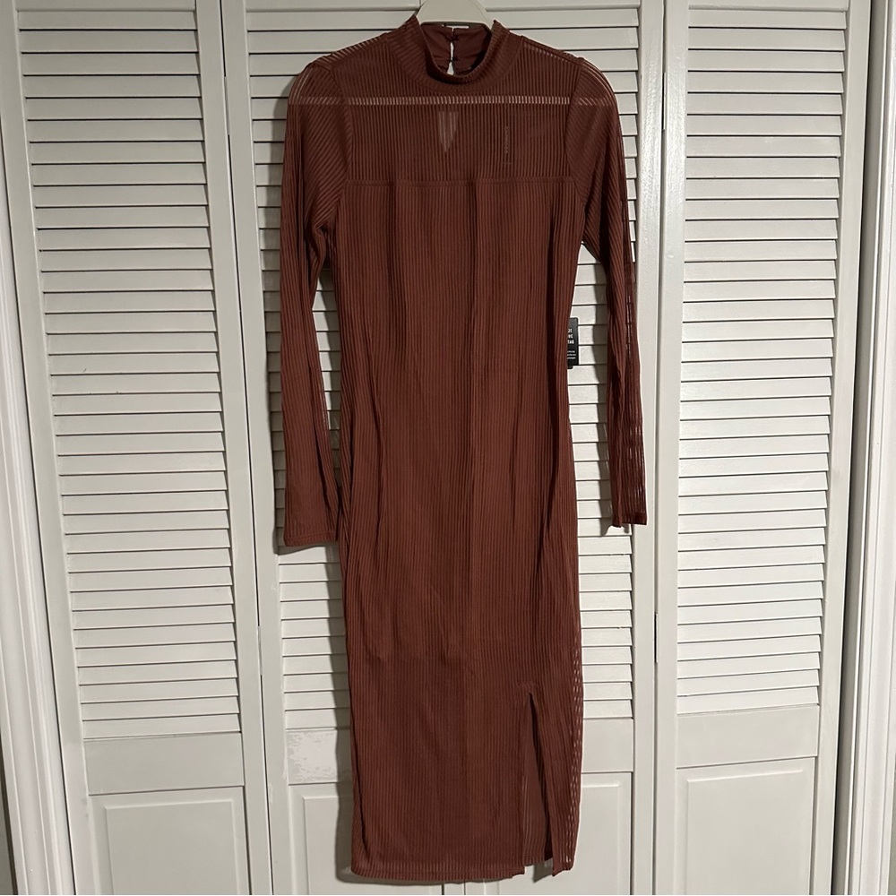Express Ribbed Dress - Medium - Picture 2 of 9